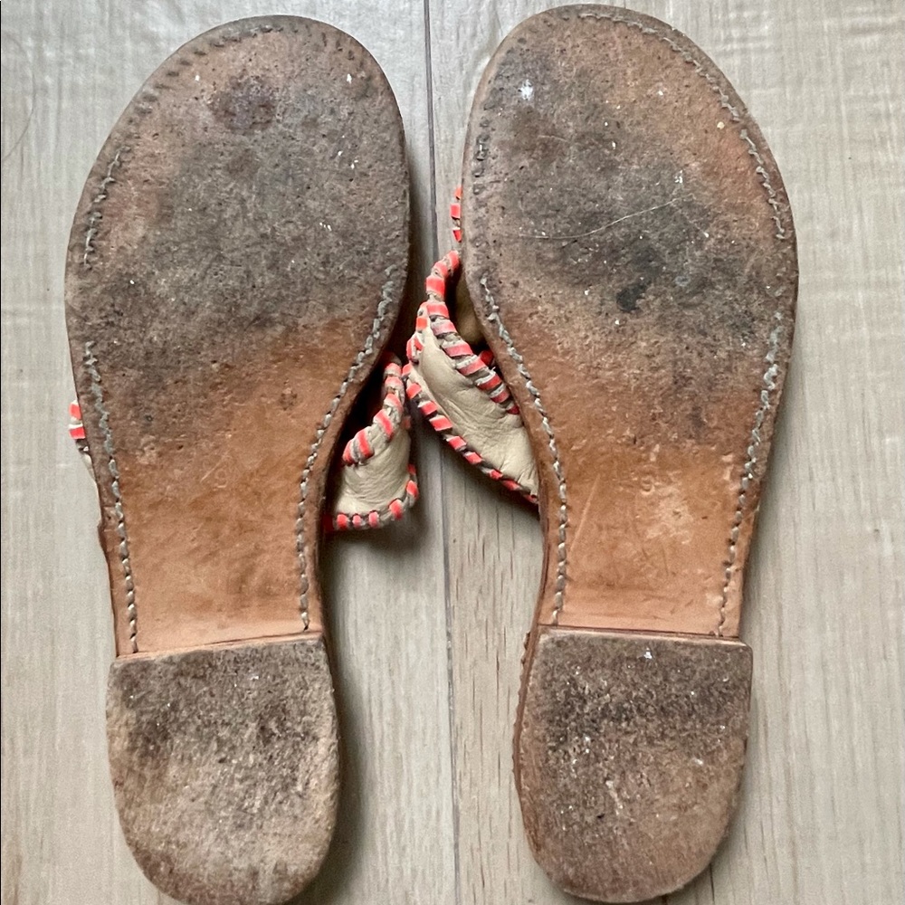 Palm Beach Sandals | Spanish Leather Craft |Size 9 - Picture 4 of 5